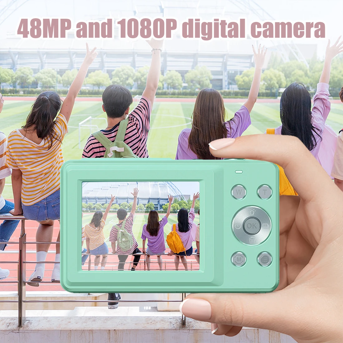 Digital camera 44MP/1080P/16X digital zoom/fill light with 32GB card