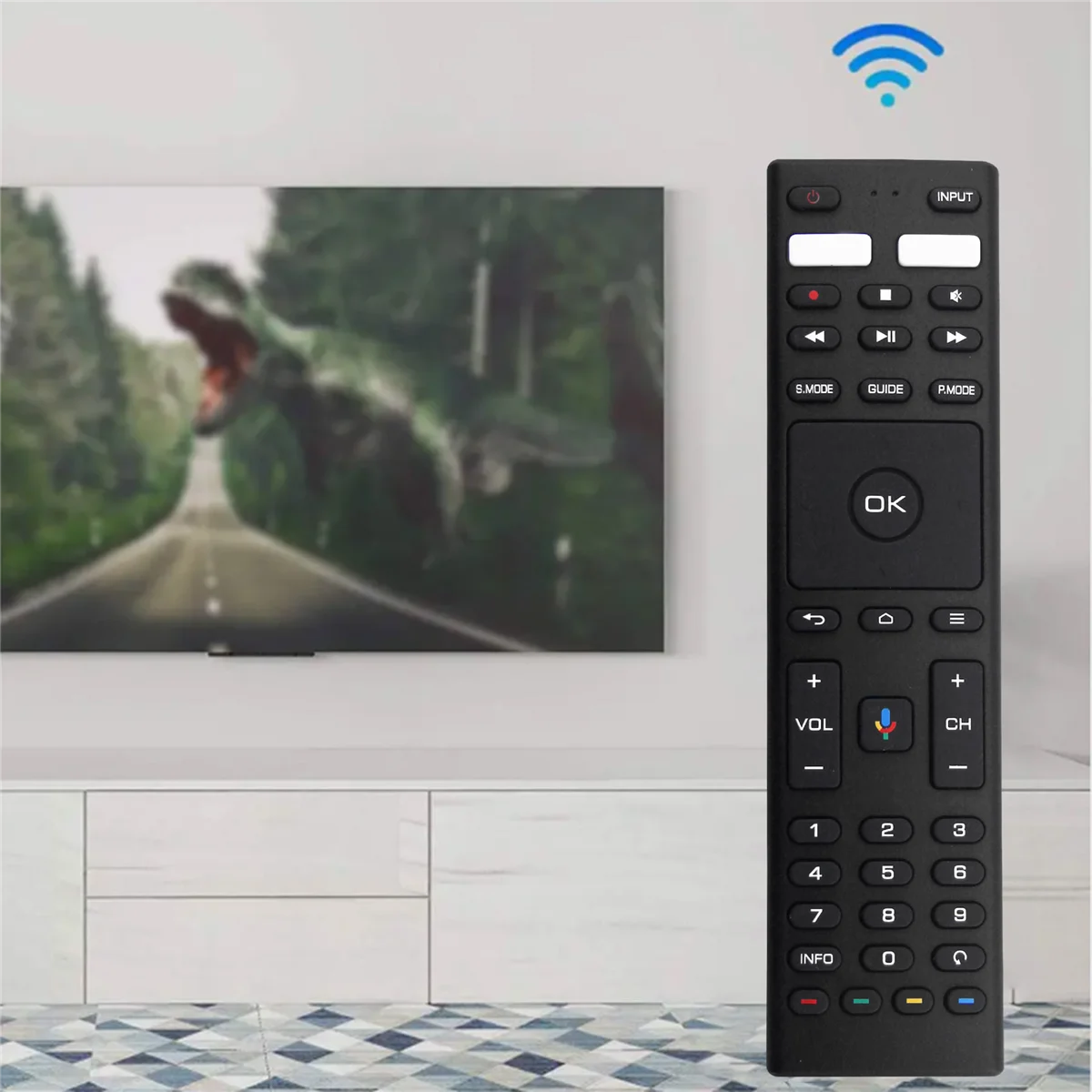 Mando a distancia RM-C3363 de repuesto, para JVC, RM-C3363, LED, TV, LT-32KB208