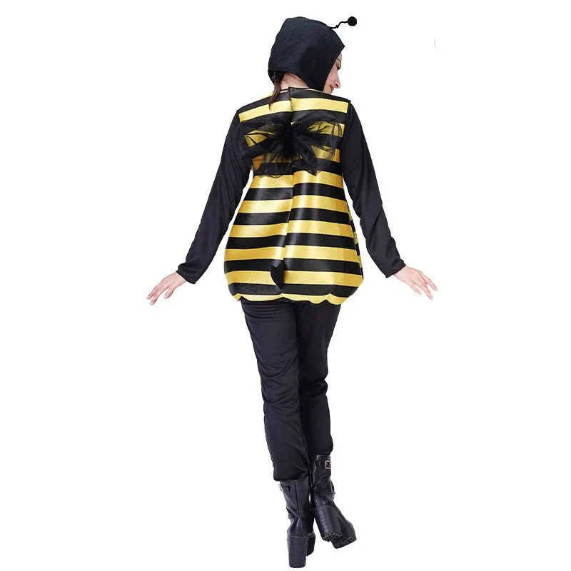 Adorabile costume da piccola ape loween Gioco di ruolo per adulti Abiti per spettacoli teatrali Costume di scena etnico Faion da donna