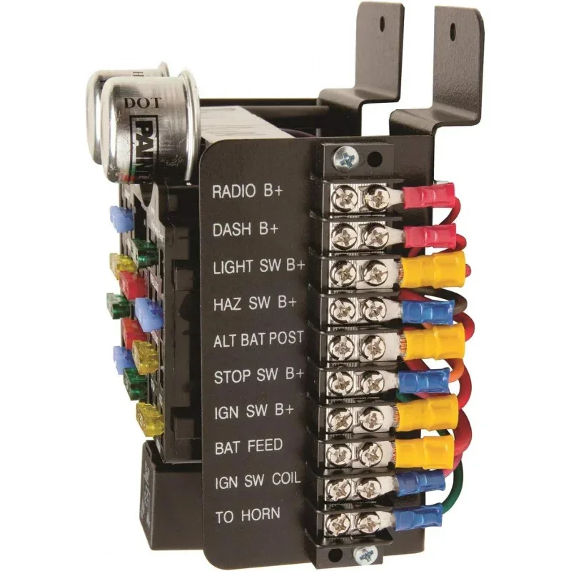 

QWJ1JPainless Performance 30001 Universal Pre-Wired 14-Circuit Fuse Block
