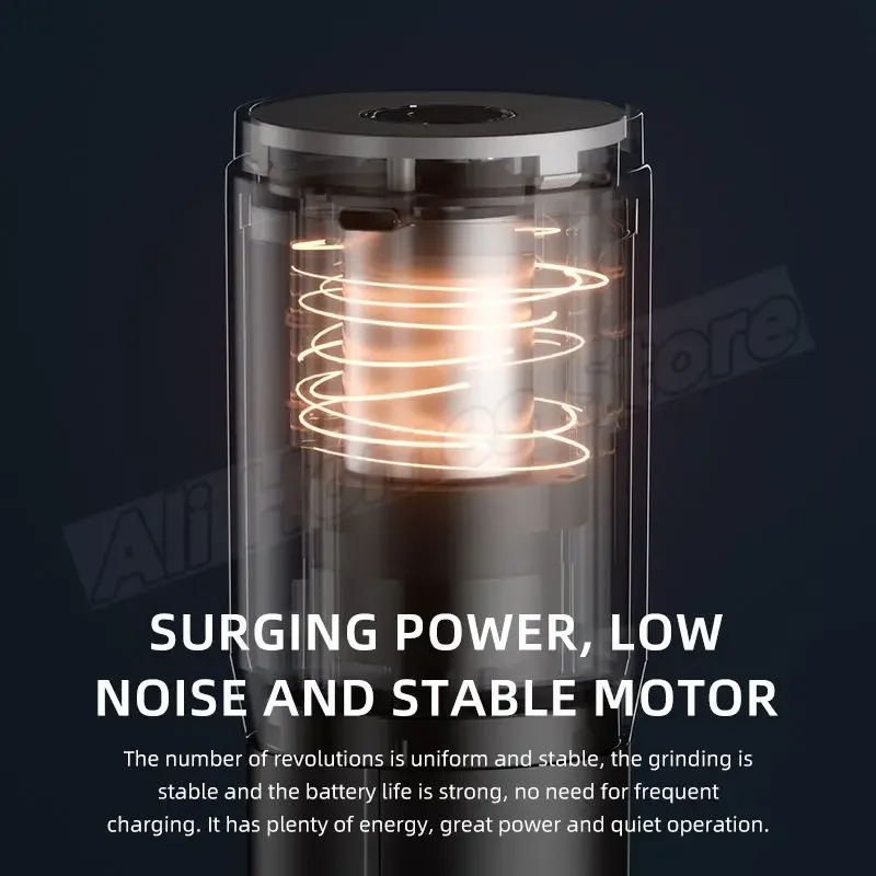 Grinder  Coffee Grinder Automatic Beans Mill Conical Burr Grinder Machine   Travel USB Rechargeable Kingrinder K6