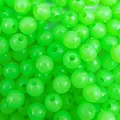 Green hard beads
