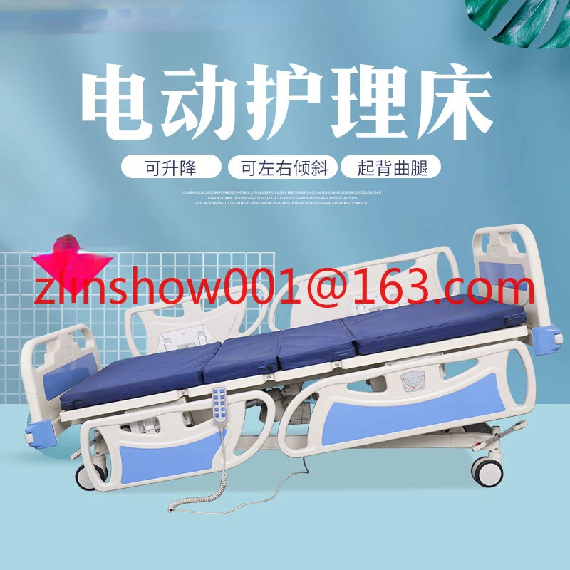 

Electric Nursing Bed Multifunctional Home Hospital Turn over Nursing Bed Patient Care Rehabilitation