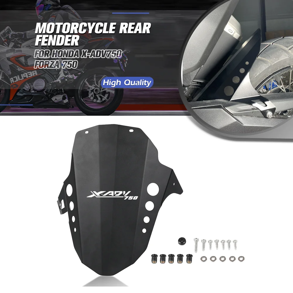 

FOR HONDA X-ADV750 2017-2021 2022 2023 2024 Motorcycle Rear Tire Fender Mount Hugger Mudguard Wheel Splash Guard Cover FORZA 750