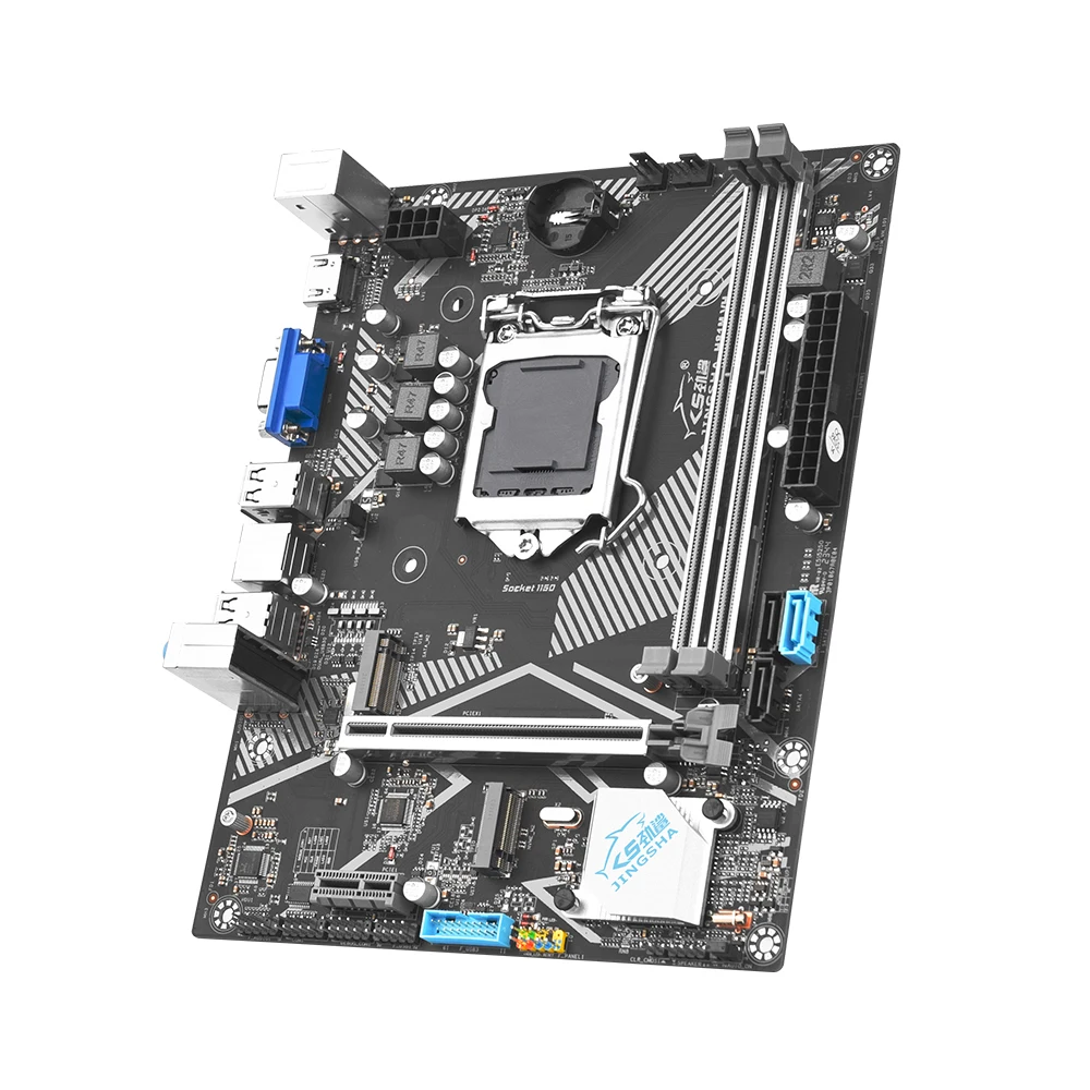 مجموعة اللوحة الأم H81 LGA 1150 مع معالج Core i7 4790 + 2*8GB = 16GB DDR3 ذاكرة HD رسومات 4600 placa mae 1150 لوحة كمبيوتر للألعاب