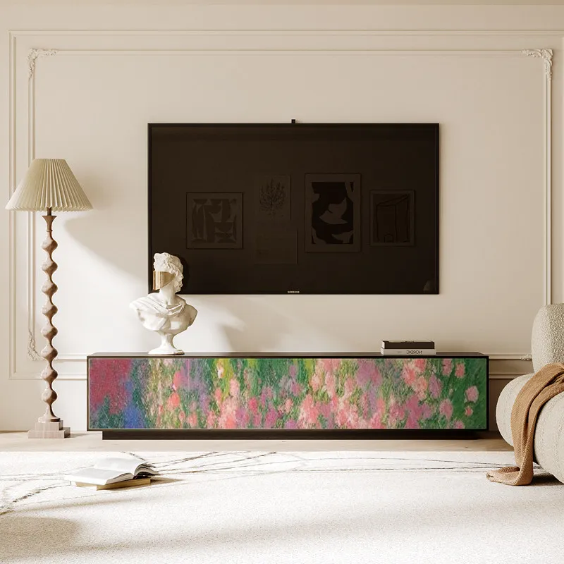 Trendy Premium Creative Glamour Tv Cabinet Storage Nordic Delicacy TV Stands Space Saving Mobiletto Per Tv Living Room Furniture
