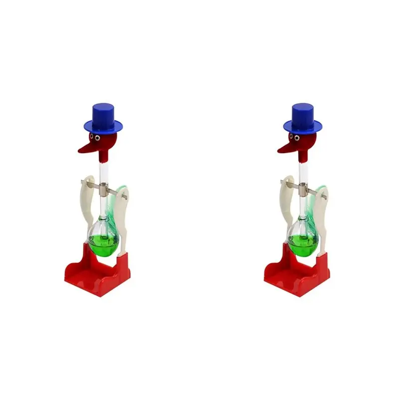 

A58Z 2X прозрачная птица с жидкостью, вечный баланс движения, птица для питья, не остановка, детское образовательное, C