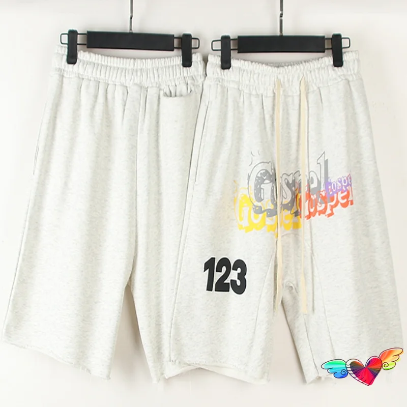 

Шорты 2024ss RRR123 для мужчин и женщин, винтажные бриджи с пенным принтом, длинные, с Кулиской