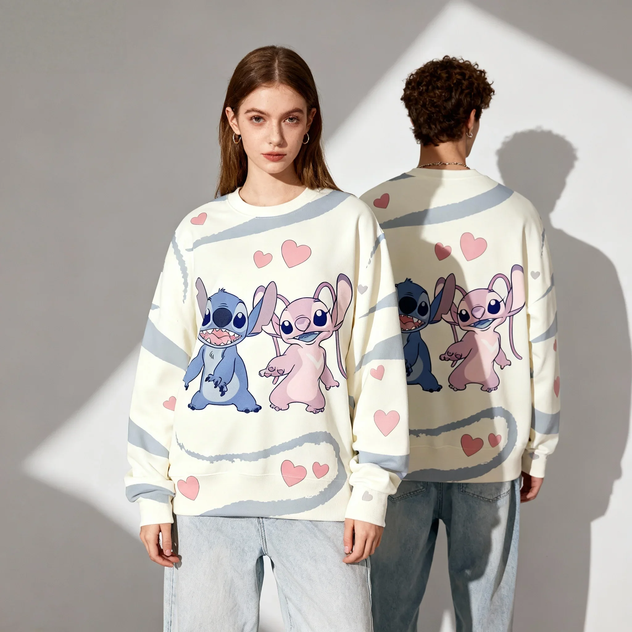 الخريف/الشتاء ديزني عيد الميلاد سلسلة ميكي توي ستوري حلوة باردة المتضخم المرأة الشارع الكبار الأطفال جولة الرقبة هوديي #2