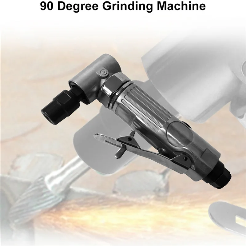 ABRW-2X Smerigliatrice angolare ad aria da 1/4 di pollice Rettificatrice pneumatica da 90 gradi Cut Off Lucidatore Set di strumenti per incisione