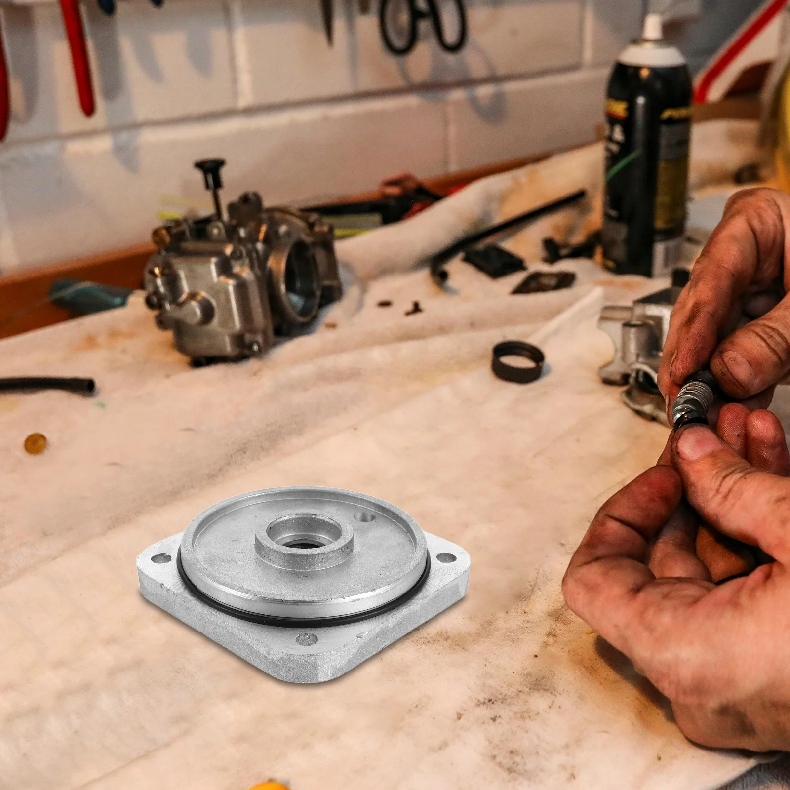 

Auto Tire Changing Machine Alloy Lid 100mm Precise Positioning Simplified Labor Durable Cylinder Accessory Alloy Cover