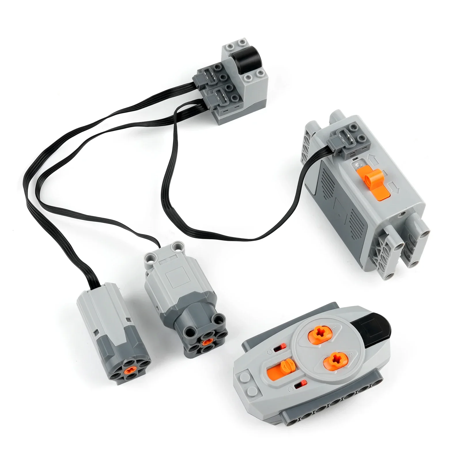 Motor de Buggy de tren M L XL servomotor técnico MOC funciones de potencia piezas de Motor control remoto IR con Legoeds 8881 8883 5292 8886