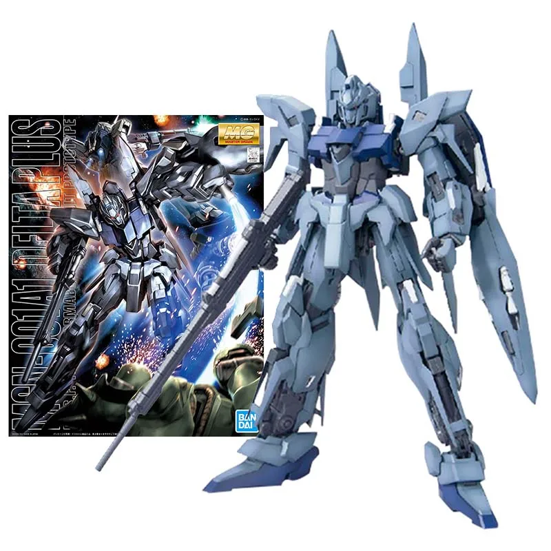 

Bandai Figure Gundam Model Kit Anime Figures MG 1/10 Delta Plus Mobile Suit Gunpla Action Figure Toys For Boys Children's Gifts