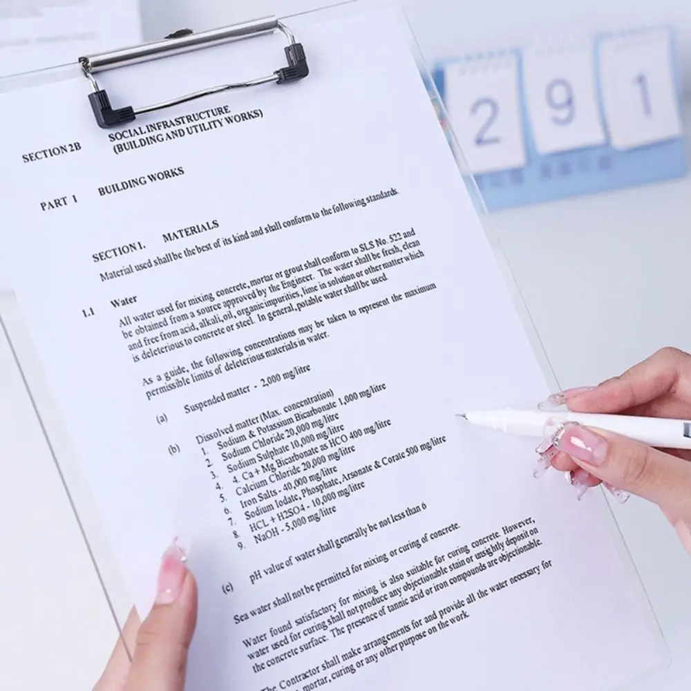 

Высококачественный прозрачный планшет для письма формата А4, канцелярские принадлежности, папка для документов А4, органайзер для файлов, для студентов