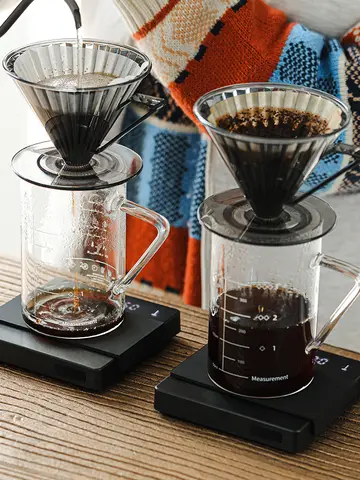 MHW-3BOMBER Digital Kitchen Coffee Scale High Precision Cyclic Rechargeable Espresso Electronic Scale Home Barista Accessories