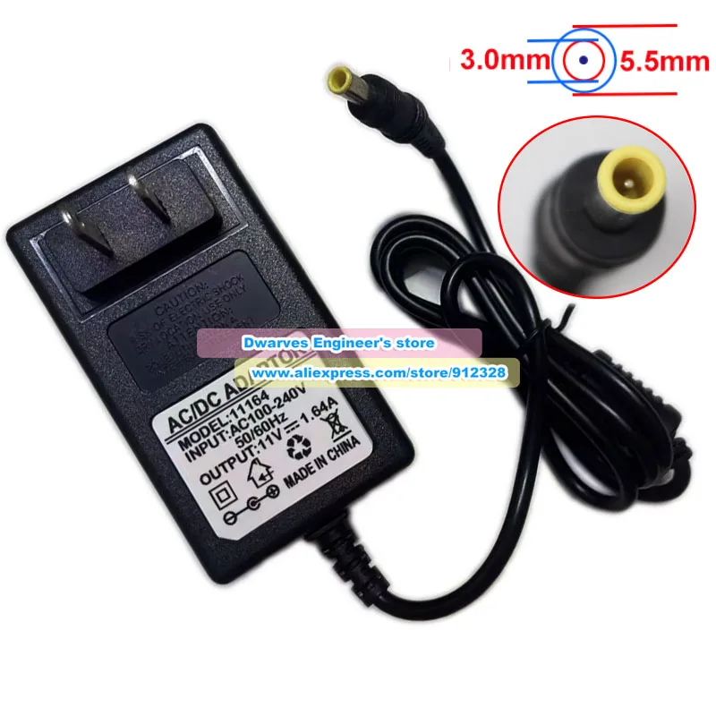 11.1V 1.64A Replacement AC Adapter 11164 AS1116C AST1116Z1-1 For Epson Printer Z700 LW-500 LW-600P Kingjim SR550C  SR530C