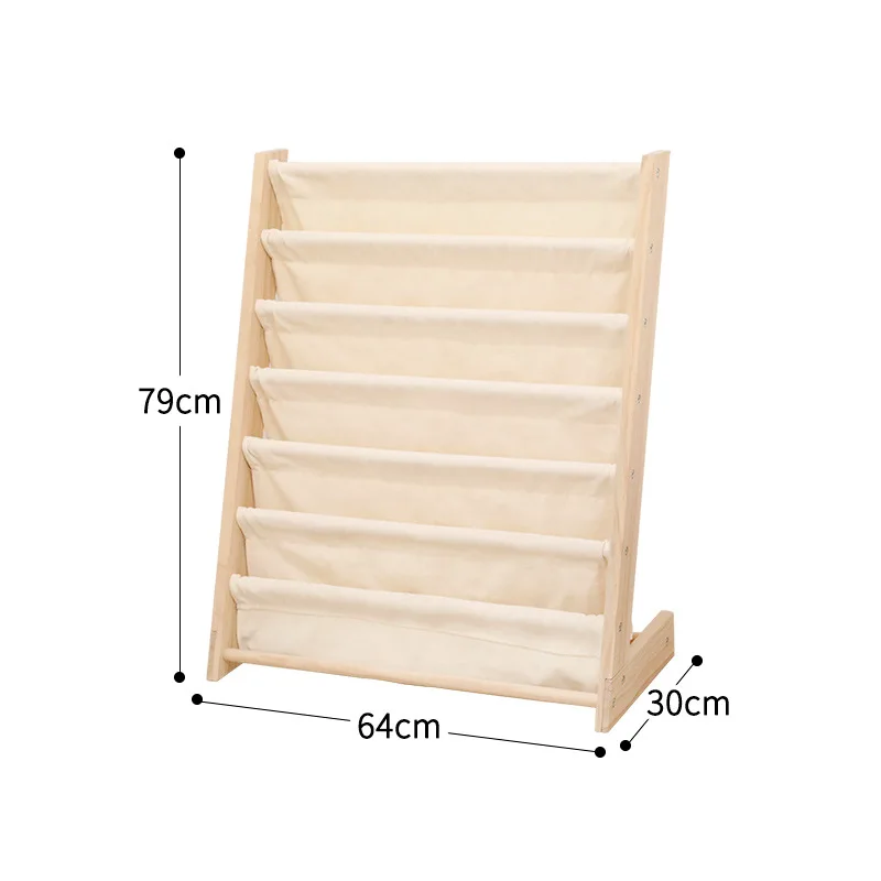 Bookshelf Kids Single-Sided  Birch Plywood Wooden Library Bookcase  bookshelf for classroom