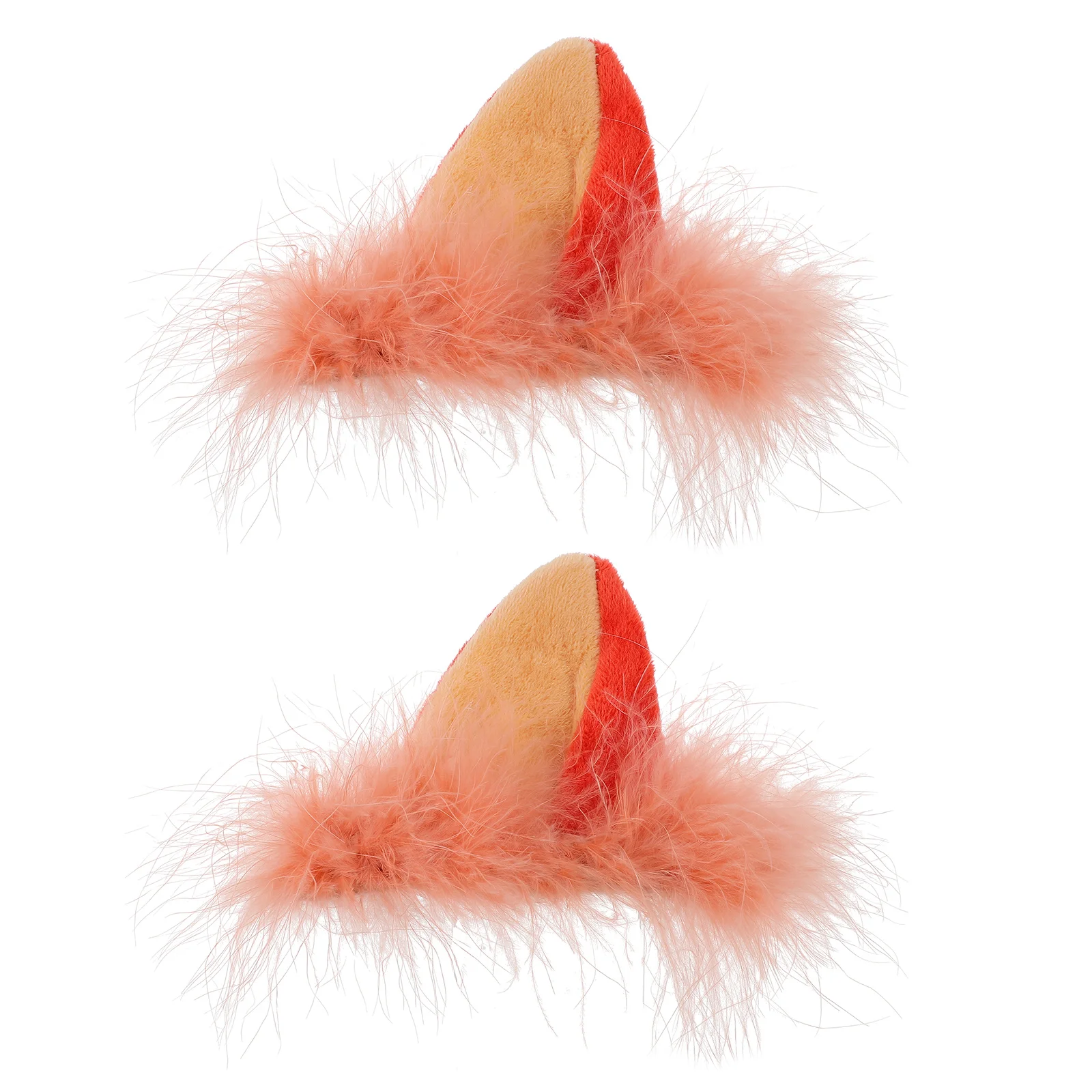 Decoration Motorcycle Ornaments for Accessories Foxes Ears Faux Rabbit Fur Decorative