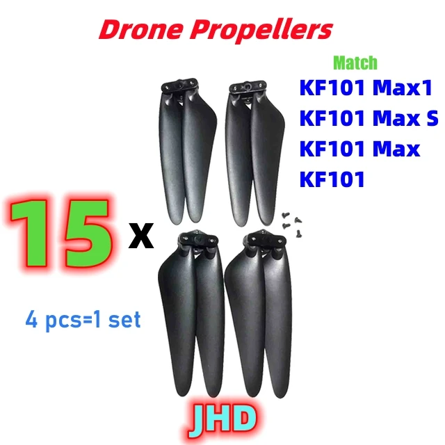 JHD KF101 MAX / KF101 MAX-S Drone Propeller Props Maple Leaf  KF101 MAX Series Original Drone KF101 MAX S Helicopte Blade