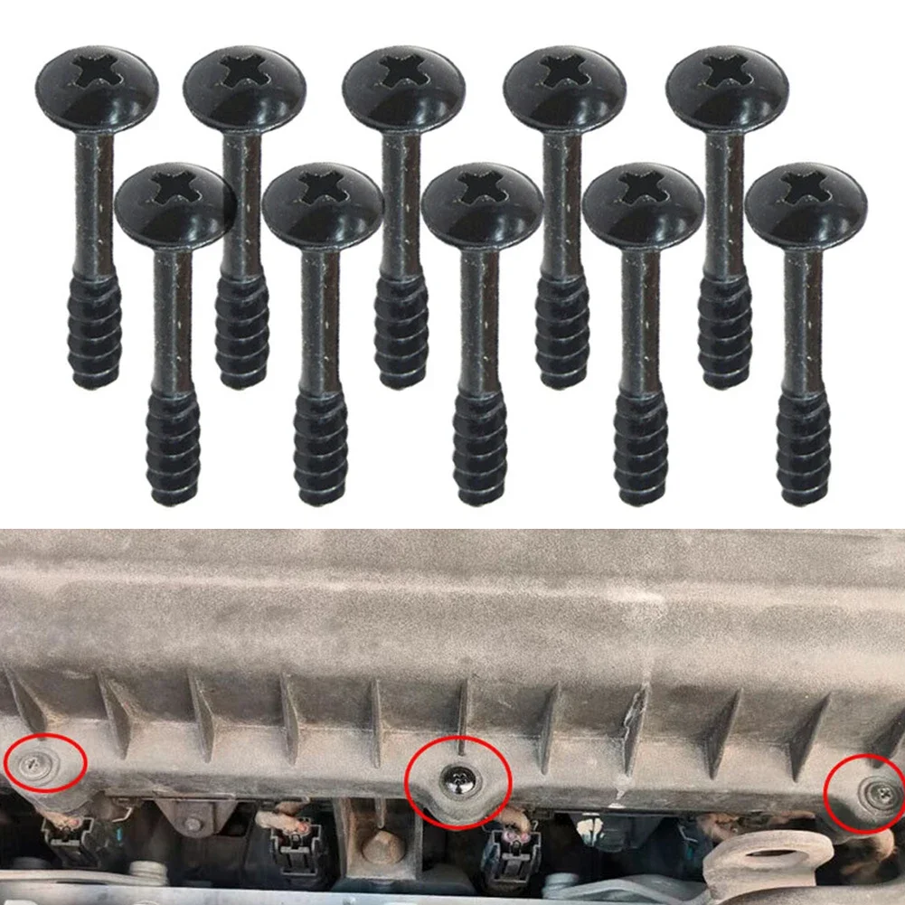 Air Filter Housing Lid Retaining Screw 10pcs 34mm X 5mm Accessories Replacement Universal Vehicle High Quality