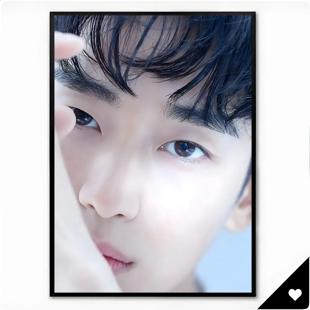 Refined Captivating Actor K-Kim Soo Hyun Poster Framed Wall Art Painting for Living Room Interior Decor and Gift Options