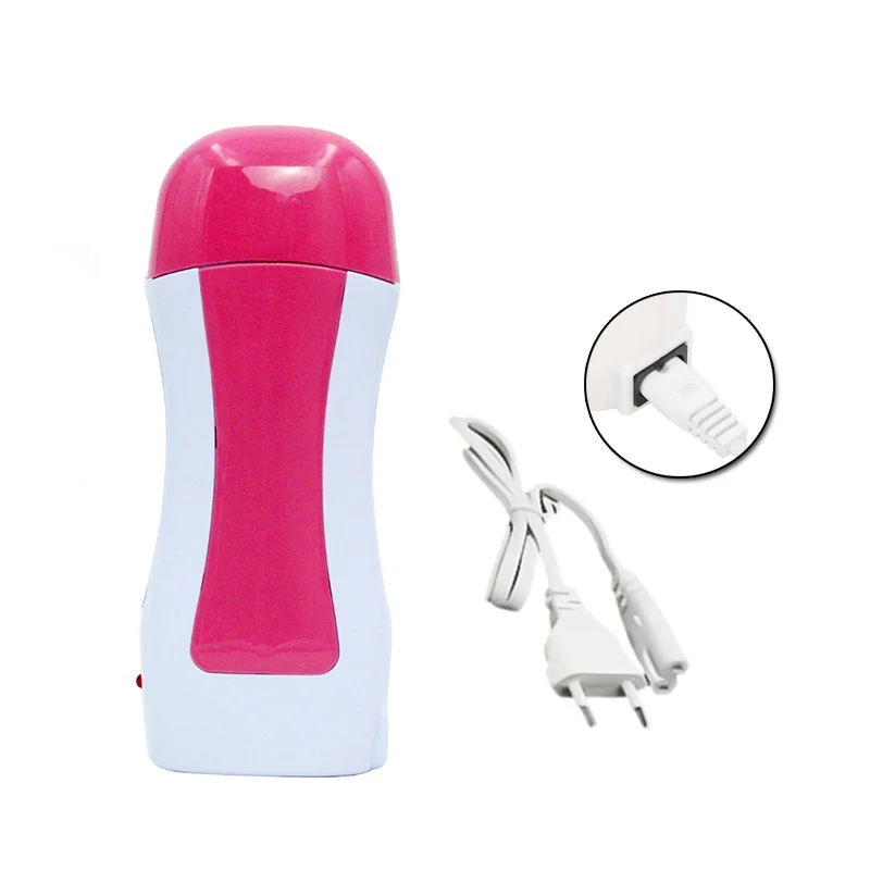 Portable Handheld Electric Heating Wax Machine Body Hair Removal Kerotherapy Hot Wax Roller Chest Arm