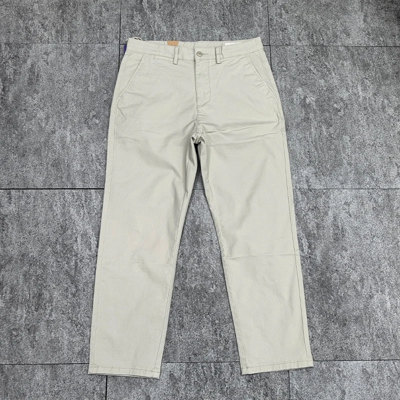 

Youth American Waed Straight Leg Casual Pants Men's Color Long Trousers Workwear Commuter Versatile Micro Elastic