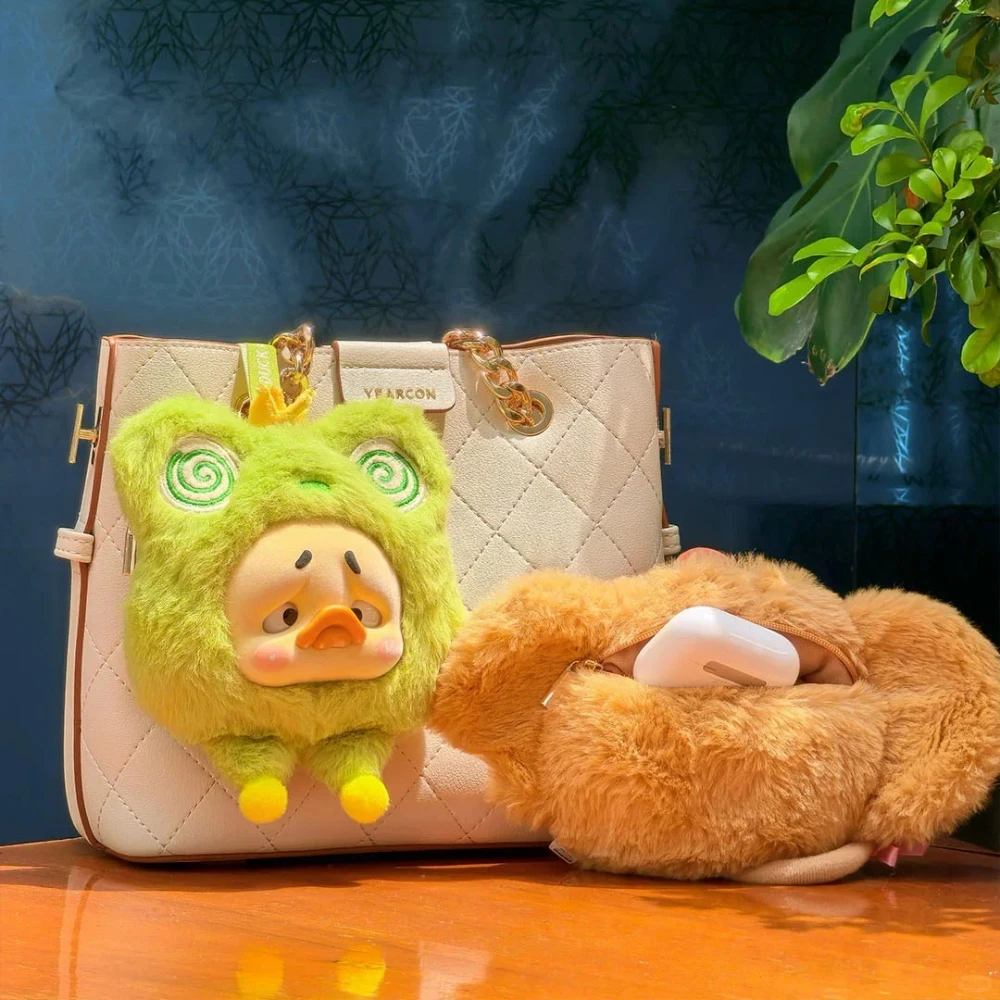 

New Upset Duck Fable Rebels Duck Series Blind Box Cute Collection Tabletop Decoration Plush Charms Surprise Mysterious Toy Gift