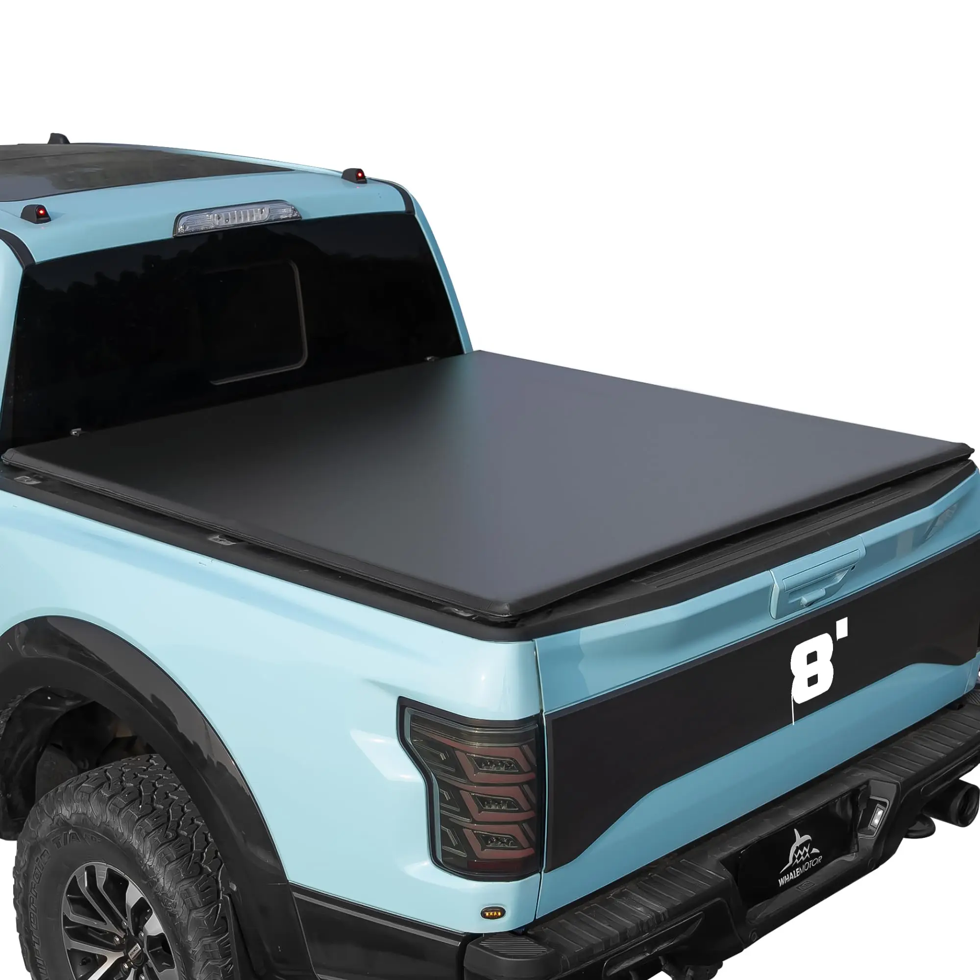 Truck Bed Tonneau Cover Compatible with Chevy Silverado & GMC Sierra 1500 2500 3500 HD 2010-2026 8 ft Long Box(No