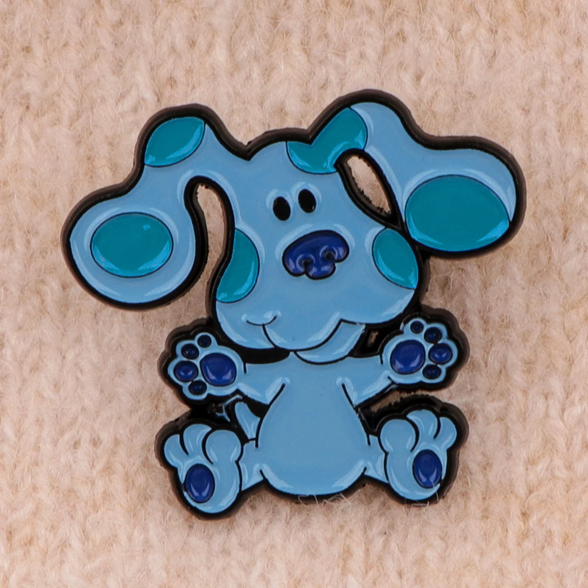 Naughty Blue Spotted Dog Hard Enamel Pins Woman Men Badge Backpack Collar Lapel Collection Jewelry