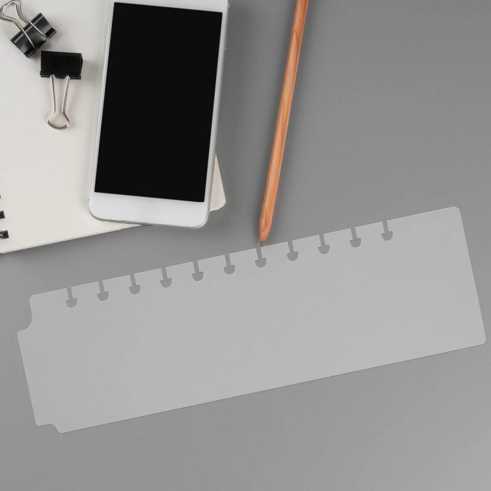 

5Pcs Mini Plastic Binder Dividers Cute Snap-in Tabs for Organizing Documents Notes Personal Planner Accessories Page Separators