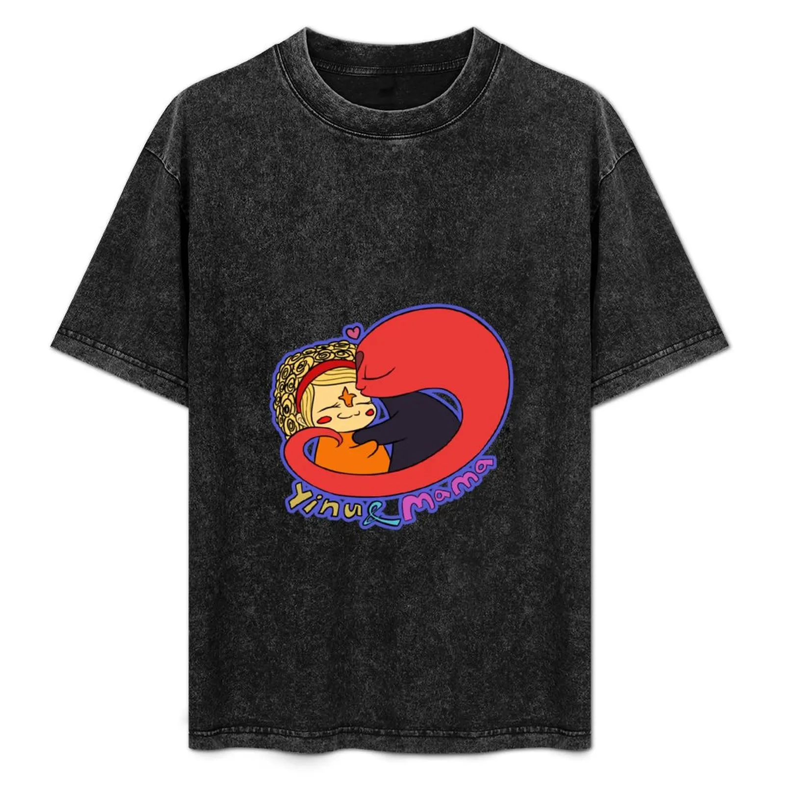 

yinu and mama T-Shirt man t shirt designer essential t shirt t shirt for man 100 percent cotton anime tshirt T-Shirt