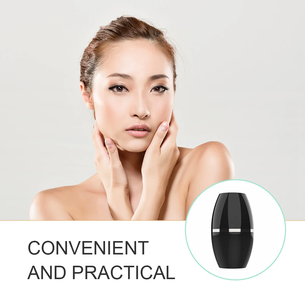 أداة التحكم في زيت الوجه، عصا دوارة من الحجر البركاني، تأثير مطفي، قابل لإعادة الاستخدام، متينة للمكياج أثناء التنقل