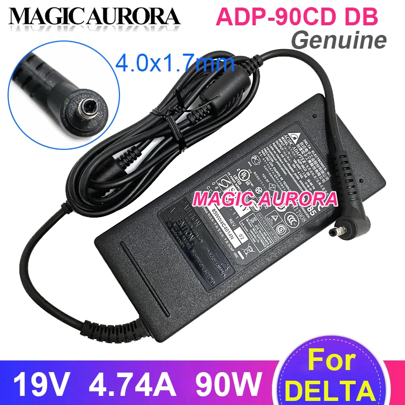 

Genuine DELTA 19V 4.74A 90W Charger ADP-90CD DB Laptop Adapter Power Supply 4.0x1.7mm