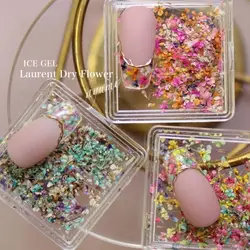 1 Box Flowers Nails Accessories Floral Nail Decoration 3D Nail DIY Nails Colorful Flower Nail Salon Set