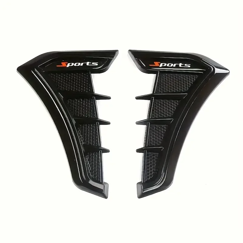 

Universal Car Fender Side Vents, Air Flow Intake Hole Grille ， Side Marker Air Wing Vent Trim Cover ， Fender Decorative Spoile