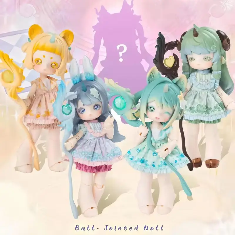 

New Arrival Penny'S Box Antu Cute Beast Magic Series Blind Box 1/6 Bjd Ball Jointed Beast Body Movable Figure Toy Birthday Gifts