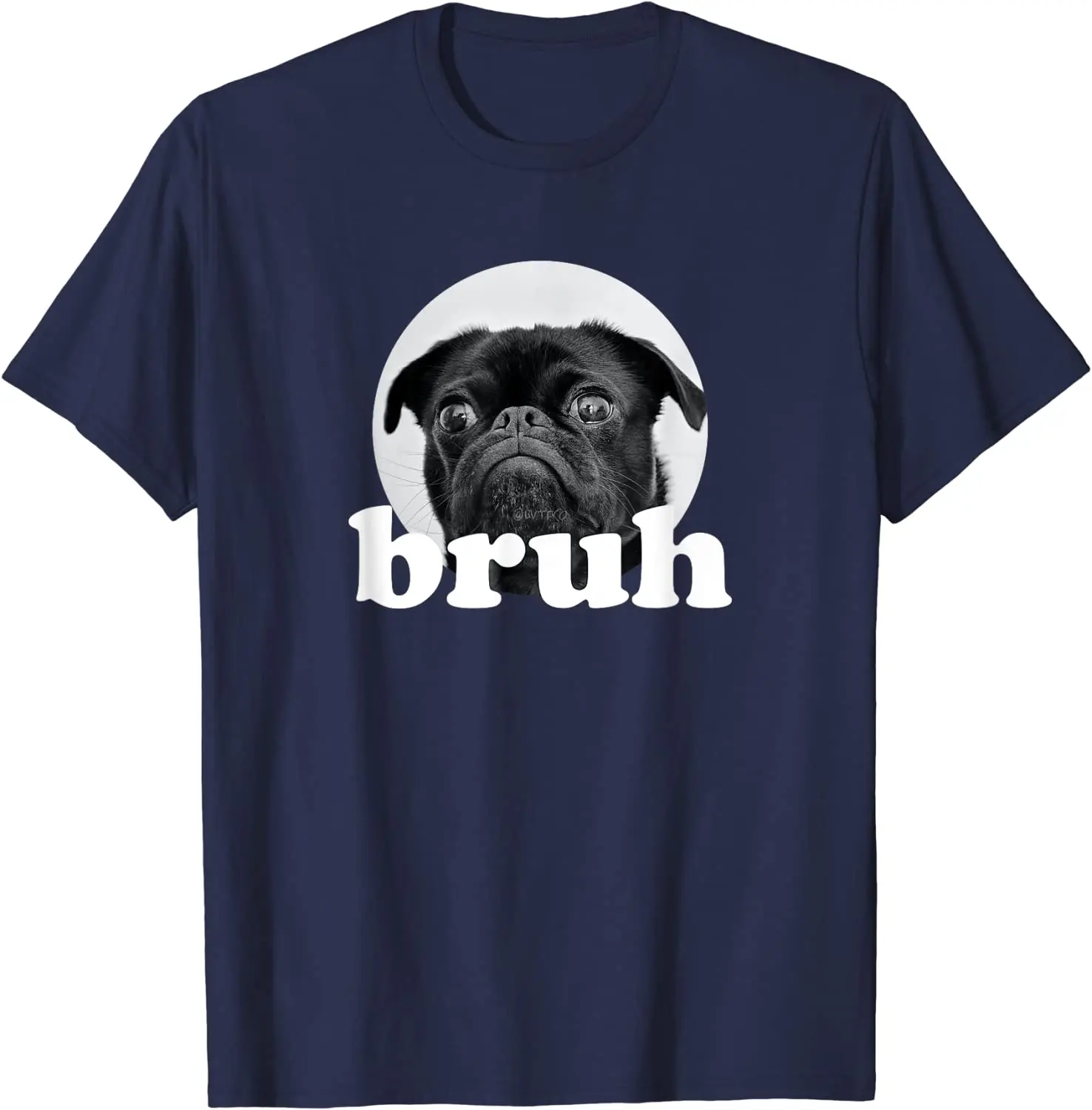 Pug Says Adorable Dog Funny Humor Fashion T-Shirt Casual Cotton Daily Four Seasons Shirts for Men Shirts Harajuku T Shirt