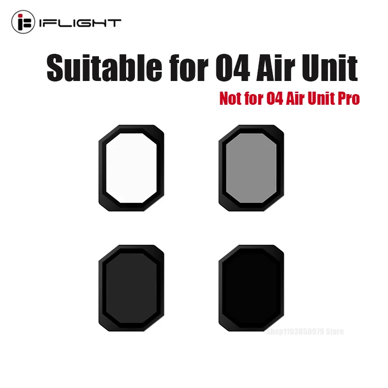 

IFlight ND Filters Set (UV ND8 ND16 ND32) for DJI O4 Air Unit Lite