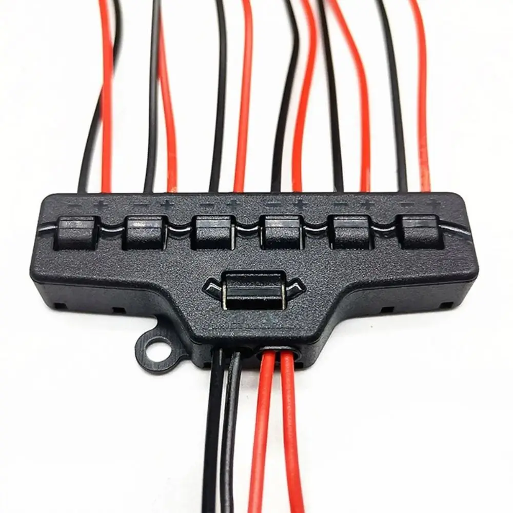 6 Ports Wire Connector Splitter Constant Voltage 1 in 6 Out Parallel Connector Parallel Type Push-in Type Distribution Block