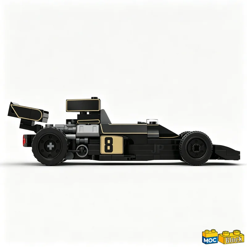 169Pcs Customizeize Series F1 Lotus 72D Building Blocks Diy Educational Assembly Toy Speedy Sports Car Display Collection Gift view 2