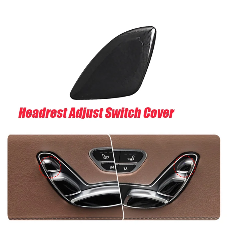 A2229058200 for Mercedes W222 W217 S-Class 2014-2022 Right Side Seat Headrest Adjust Switch Button Cover Caps