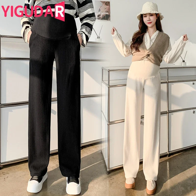 Causal Trousers for Pregnant Woman Maternity clothes Long Pants women With Wide Leggings Light Pregnancy Loose maternity Pants