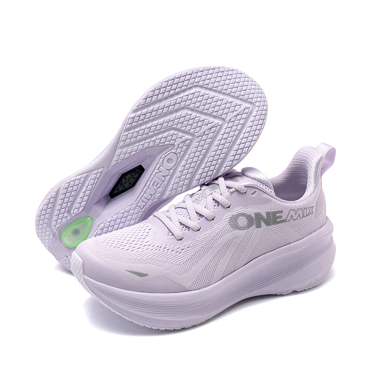 ONEMIX Damen-Sneaker, leicht, atmungsaktives Mesh, stoßdämpfend, rutschfest, weiche Sohle, für Laufen, Fitness und vielseitig einsetzbar – Detail 7