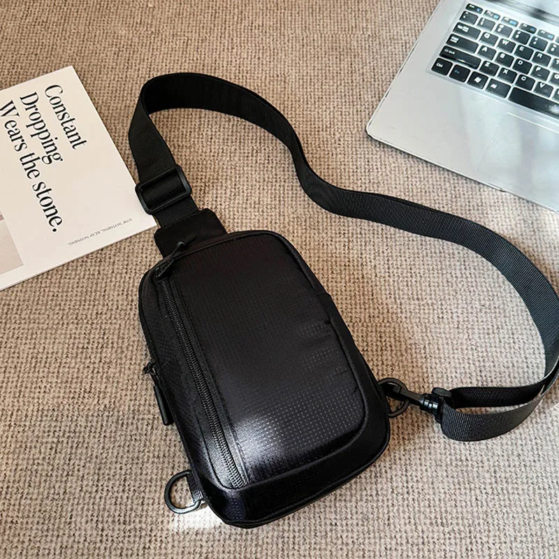 

New chest bag for men and women's leisure, fitness, sports, crossbody bag, chest bag, casual men's bag, large capacity bag trend