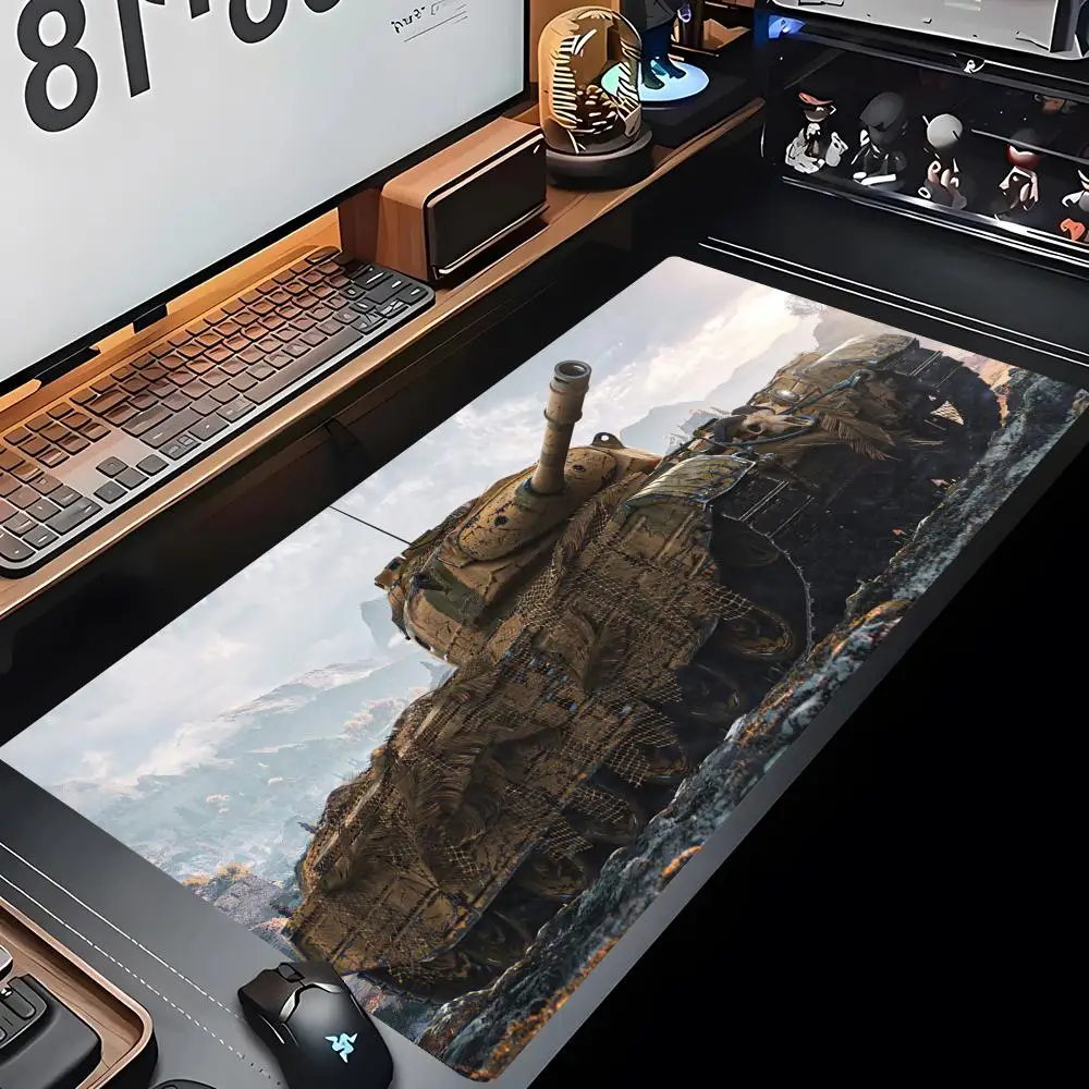 Game World of Tanks Mouse Pad Gaming Mousepad 800x400mm MouseMat Gamer XXL Teclado Mecânico player Mause Carpet PC Desk