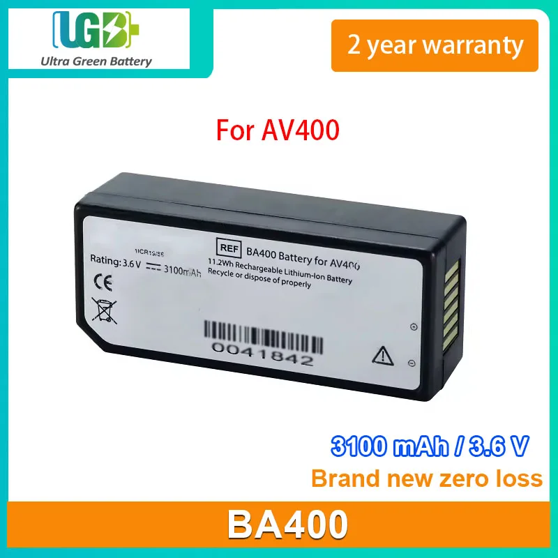 

UGB New Battery For Veins Accuvein AV400 ANAM ACCUAV BA400 1ICR19/66 Visualization light battery 3100mAh 3.6V 11.2Wh