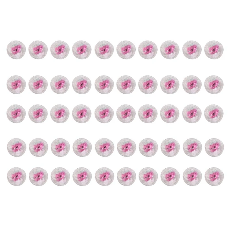 Hot 50 Pieces Replacement Gas Pressure Lantern Mantles For Camping Tent Lamp Light Pink Color