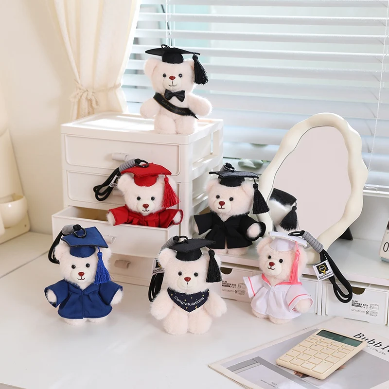 Cute Handmade Fabric Black Cat Keychain Creative Plaid Fish Hugging Kitten Pendant Vintage Stuffed Animal Key Ring Bag Charm Dec
