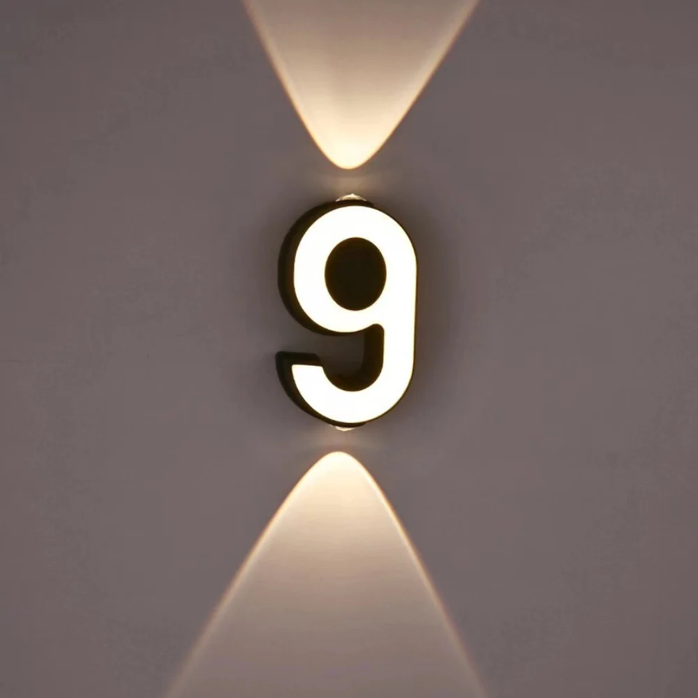 

Minimalist Styling Nordic Modern LED Wall Light Simple Geometric Structure Sturdy Anti-Corrosion Material Wall-Mounted LED Light